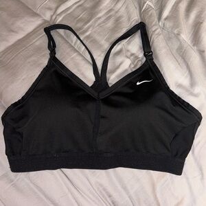 Black Nike Dri-Fit sports bra